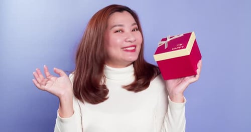 Woman Receives Birthday Gift and is Delighted