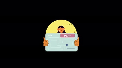 Personne tenant un plateau de jeu avec un dessin de labyrinthe.