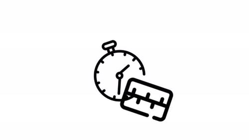 Animationsplan-Symbolpaket