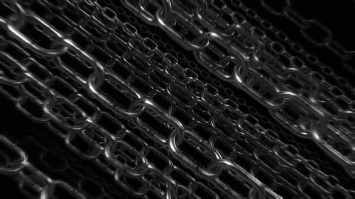Dark Black & White Endless Chains