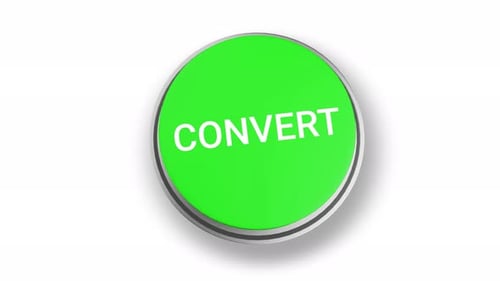 Animated 3D Convert Button Click for Web Interface