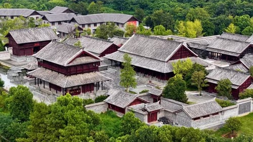 Qu Yuan Temple In Hunan Province Of China Video
