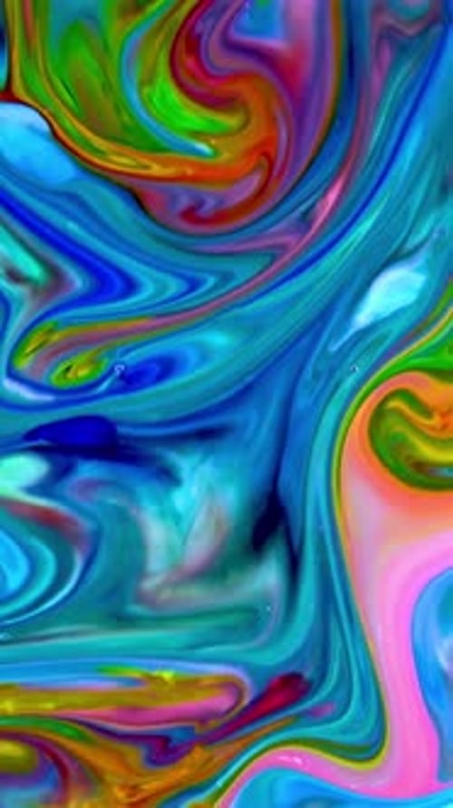 Une peinture imaginaire colorée verticale abstraite étend le fond 25