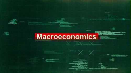Makroökonomie mit digitalem Hintergrund