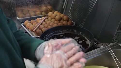 Chef Forms and Fries Tasty Falafel Balls