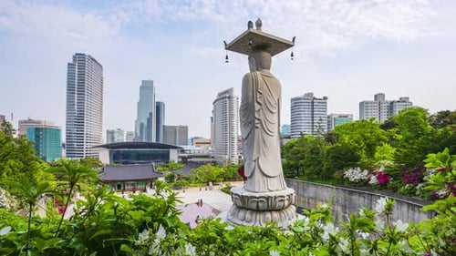Seoul City Skyline, South Korea.