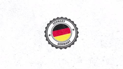 Germany Flag Rubber Stamp