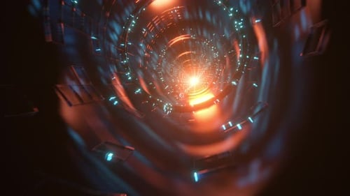 Space Ship Corridor Loop