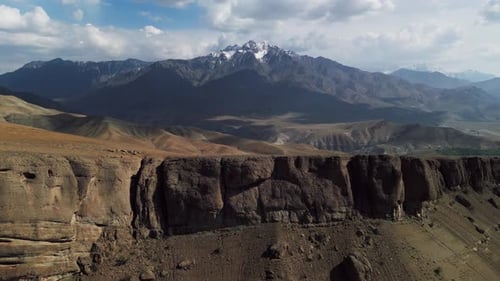 Rocky Mountains of Tibet Drone View
