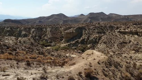European Tabernas Desert western movies location, Almeria. Zoom out