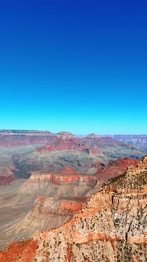 Majestic Aerial View of the Grand Canyon Landscape