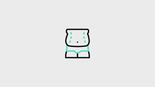 Fat Removal Animated Icon V2