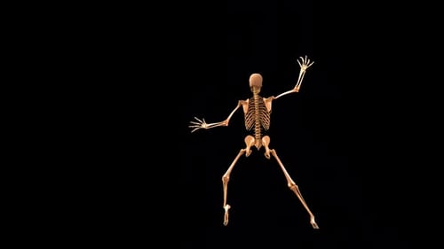 Skeleton Falling