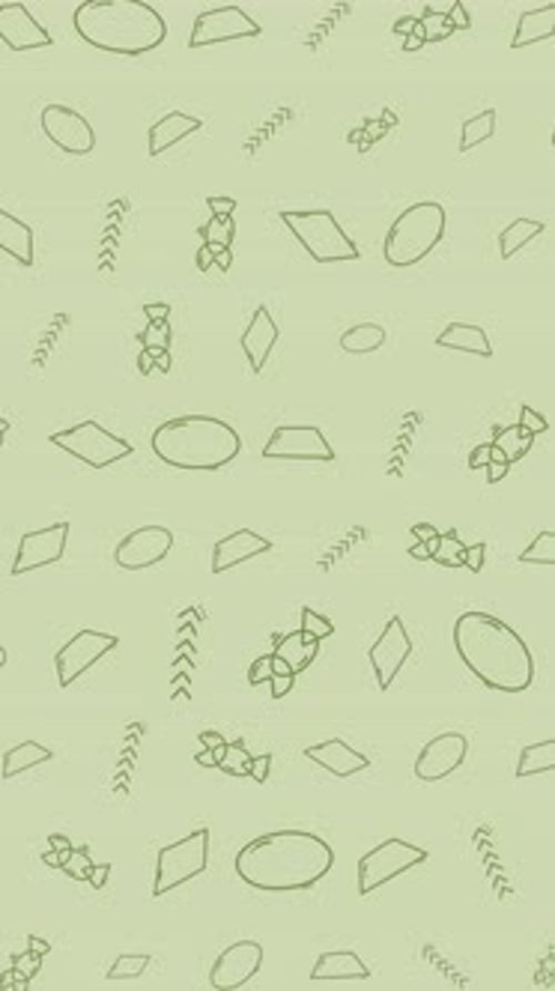 Geometry Pattern Animation Geometric Shapes Repeating Abstract Simple Outline Green