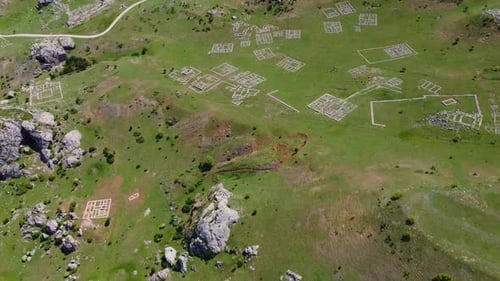 Vue aérienne de Hattusa, Hittites