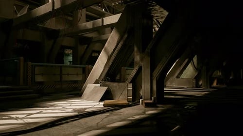 Moving Light and Shadow in Industrial Architectural Environment