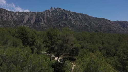 Montserrat Mountain in Catalonia, Spain.