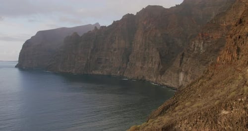 Acantilados de Los Gigantes - Cliffs of the Giants at sunset, Tenerife, Canary islands, Spain