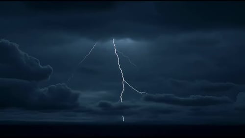 Dark Lightning Horizon Background