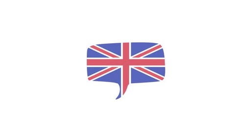 Animated British Speech Bubble