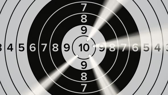 Animated Bullseye Target with Luminous Effect, Miscellaneous Motion ...