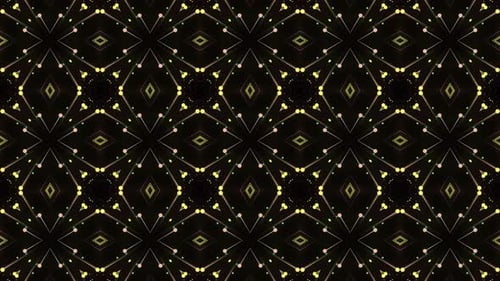 Modern Flower Kaleidoscope VJ Loop Background