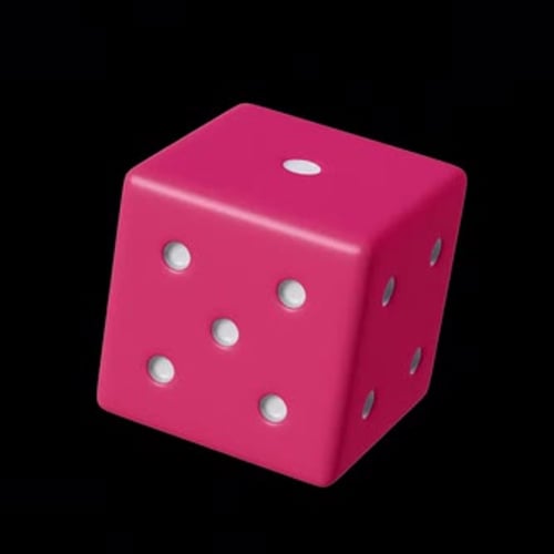 Rolling 3D Dice Animation Element