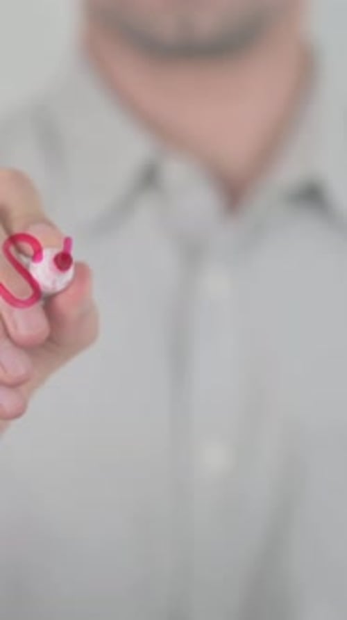 Éxito, Escritura en pantalla con la mano, Vídeo vertical