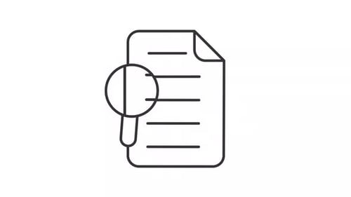 Document review line animation