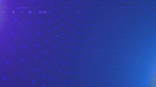 Blue Particle Technology Background Design, Futuristic technology concept.