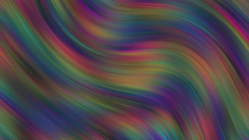 Abstract Liquid Flow Colorful Background Animation Loop