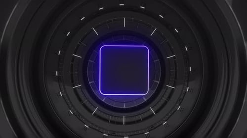 Dunkler Sci-Fi-Logo-Hintergrund
