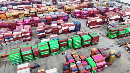 Hafenbetrieb für Importe/Export, Kommerziell Transporte zum Zoll