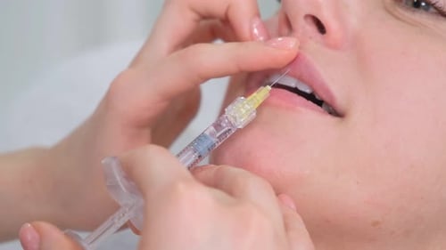Lip Augmentation Procedure at Medical Clinic