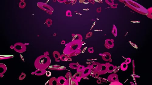 International Womens Day Background Loop