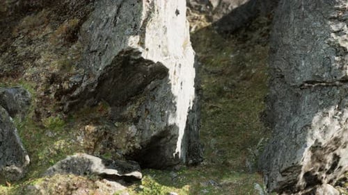 Close Up of Rocky Stones Formation