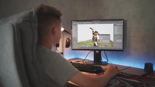 Teenager Creates Model and Animation of Game Character Using PC