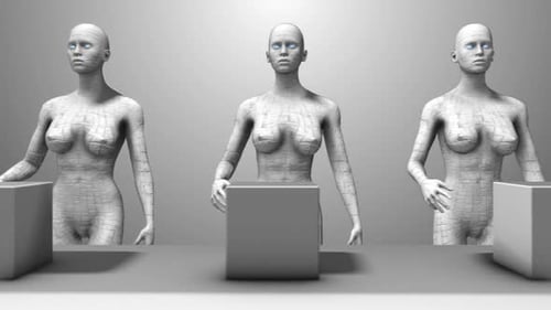 Automated Industrial Production with 3D Robots on Conveyor Belt Loop