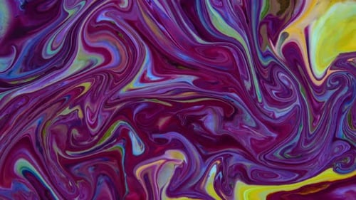 Abstract Colorful Ink Movements Spreads On Water Texture 25