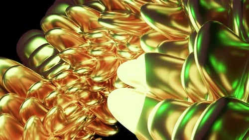 Shiny Neon Particles Swirling Up Against Dark Background 3d Abstract Background