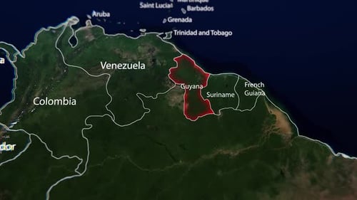 Map Of Guyana