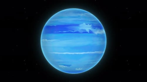 Nahtlose Schleife von Planet Neptune