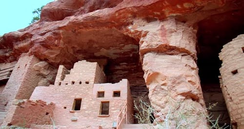 Native American Adobe Ruins Panorama