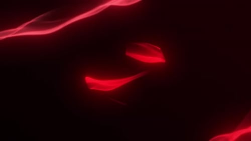 Red Particular Waving Background