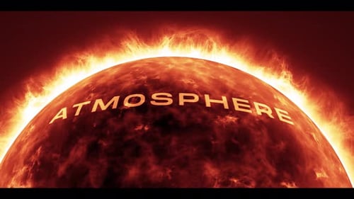 Dramatic Fiery Planet Text Reveal Title