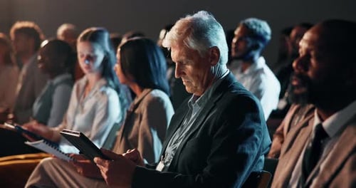 Diverse Audience Attends Business Conference