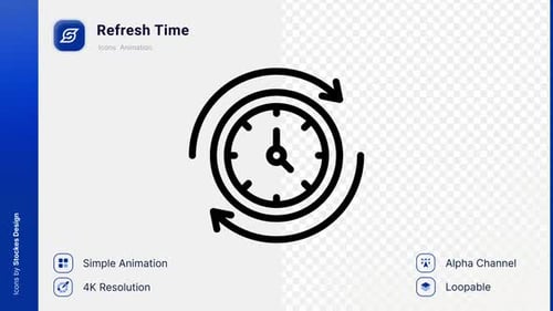 Animation Refresh Time Icon