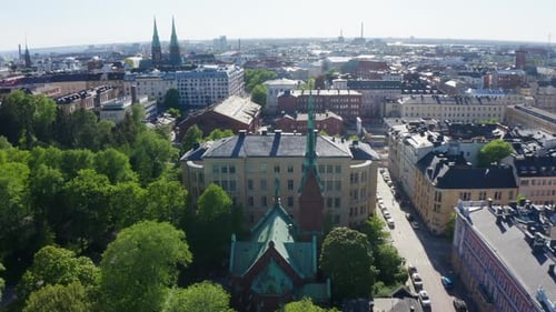 Aerial image of Helsinki Finland 6