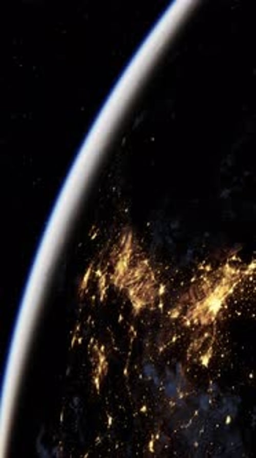 Earth From Space Night View