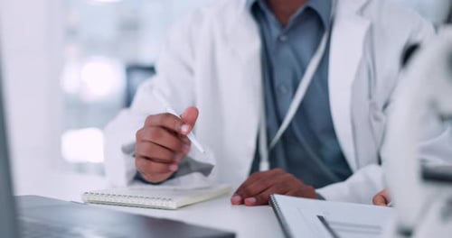 Scientists Working and Thinking in the Laboratory